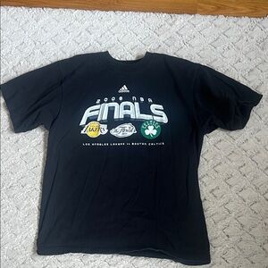 Adidas Black NBA Finals 2008 T-Shirt